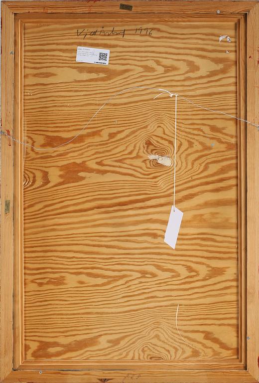 KJELL ÅSLUND, olja på pannå, signerad och daterad à tergo 1996.