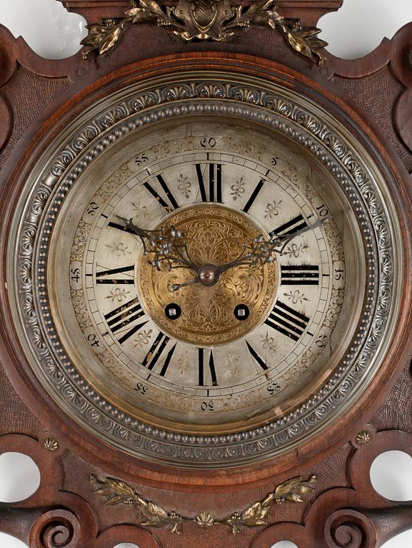 VÄGGPENDYL, nyrenässans, 1800-talets slut.