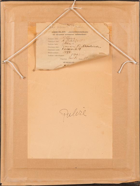 Albert Edelfelt, etsning, osignerad.