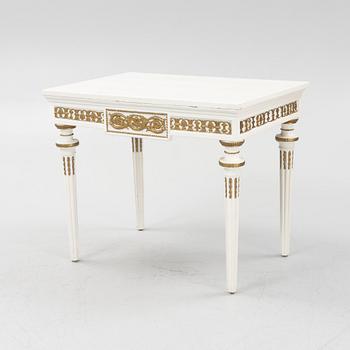 A late gustavian table in the manner of Pehr Ljung (1743-1819).