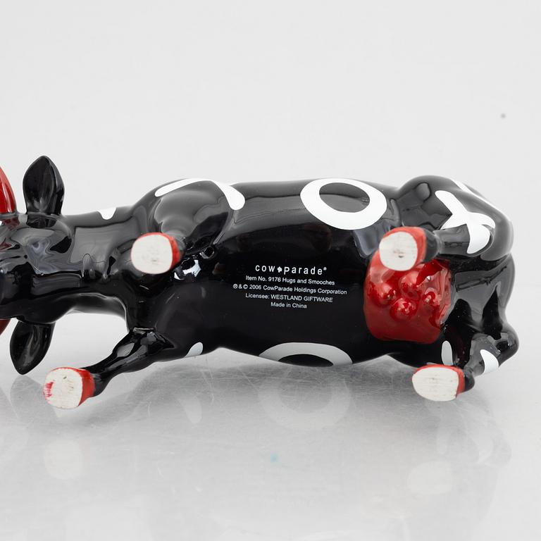 Figurines, 4 pcs, "Cow Parade", 2003-06.