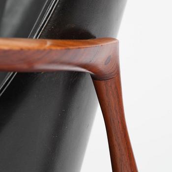 Ib Kofod-Larsen, a rosewood "Elizabeth" easy chair, cabinetmakers Christensen & Larsen, Denmark, 1950s-60s.