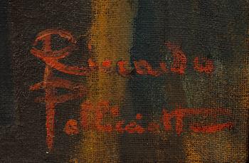 OKÄND KONSTNÄR, olja på duk, 1800-/1900-tal, otydligt sign.