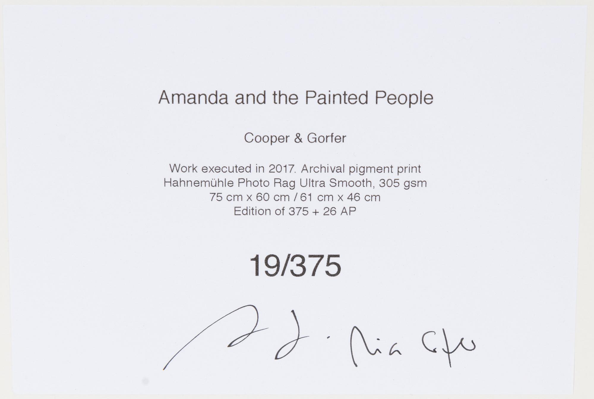 Cooper & Gorfer, archival pigment print, signerad 19/375 a tergo.