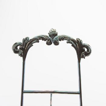 Fotografi/Tavel-ställ tidigt 1900-tal nysilver.