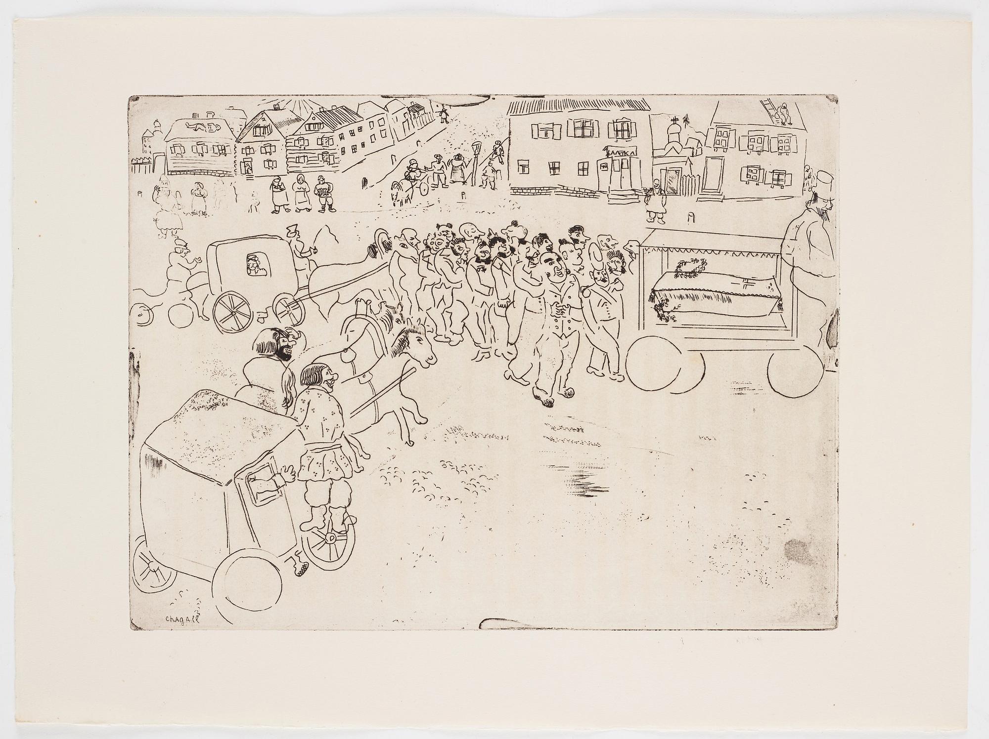MARC CHAGALL, 71 st etsningar ur upplagan om 285 exemplar på Arches/MBM/J. Perrigot-papper, 1923-1948.