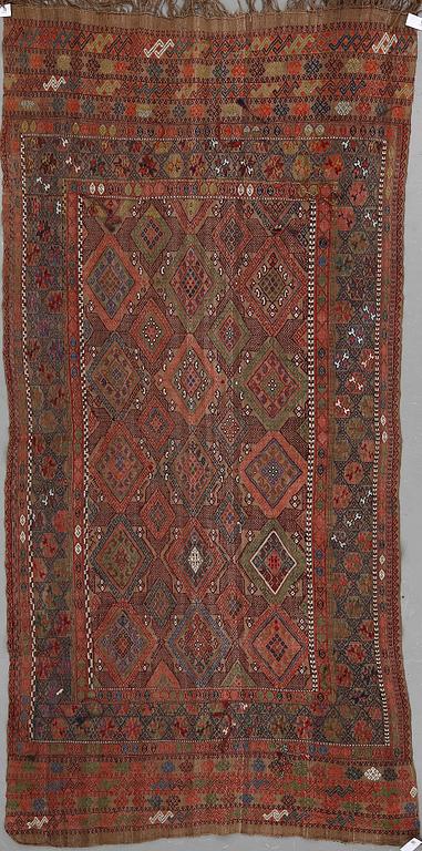 MATTA, Kelim, semiantik. Ca 345x160 cm.