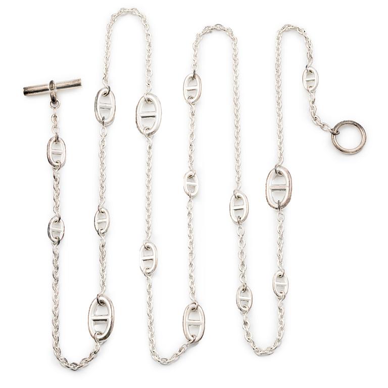Hermès collar sterling silver "Farandole".