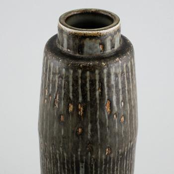 Unique stoneware vase by CARL-HARRY STÅLHANE, Rörstrand, signed and dated -61.