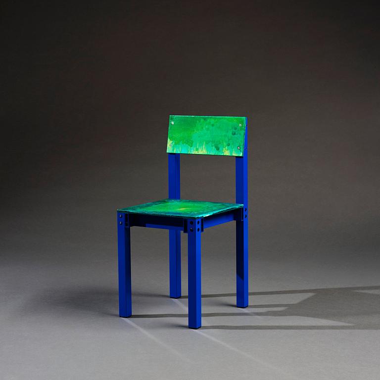 Fredrik Paulsen, a unique chair, "Chair One Open Air, Night Swimming", JOY, 2024.