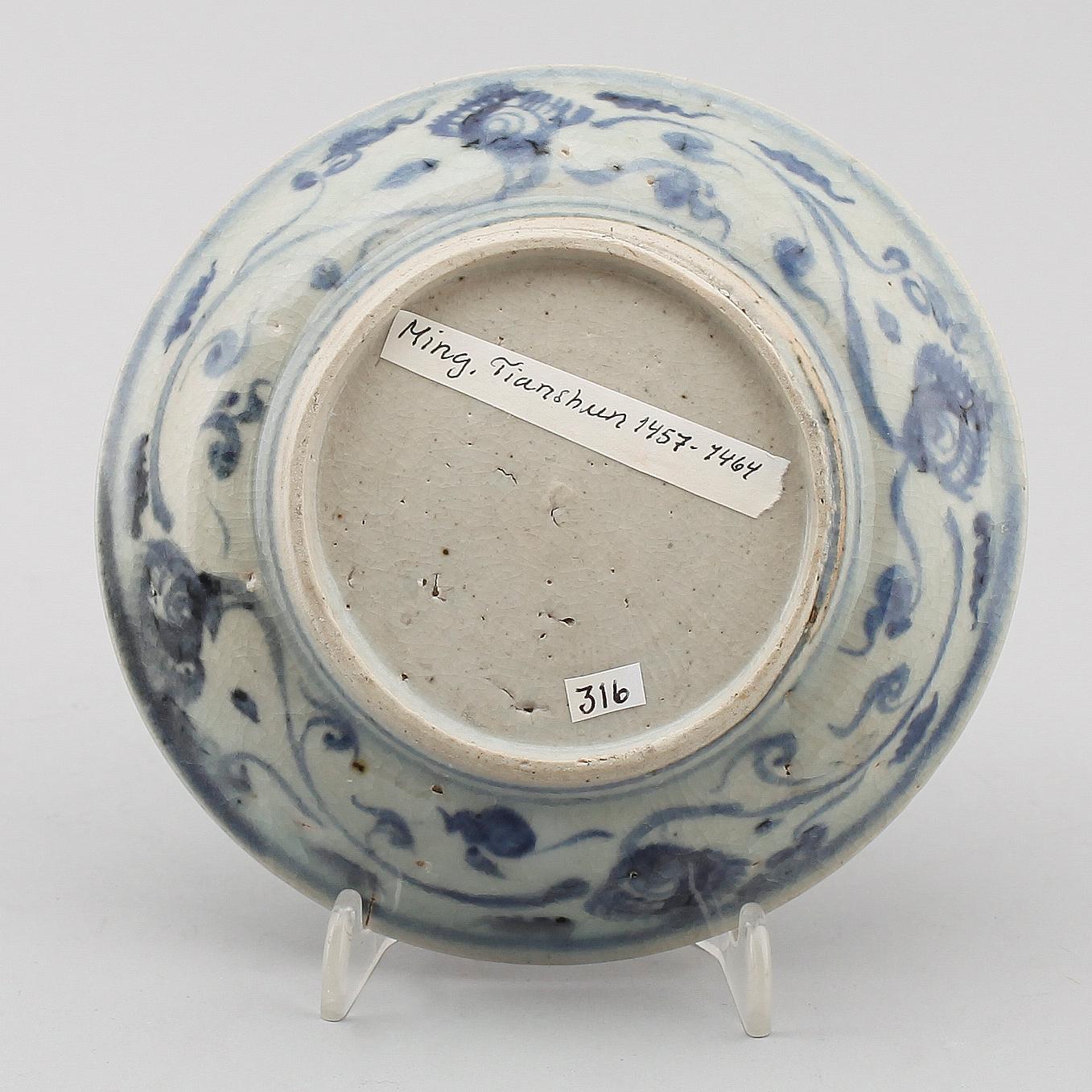 FAT, porslin, Kina, Ming, 1400-tal.