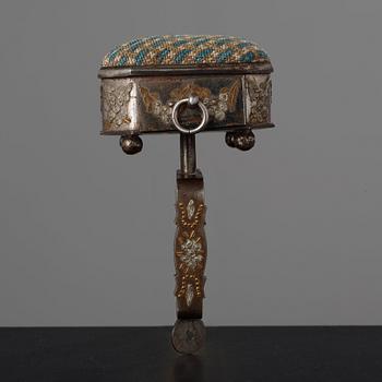 A Tula needle table clamp, early 19th century.