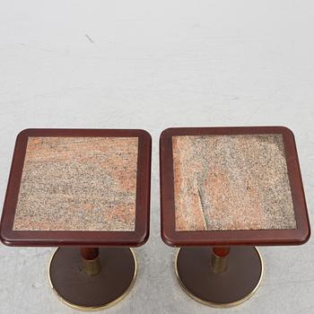 Sidobord, ett par, 1970-tal.