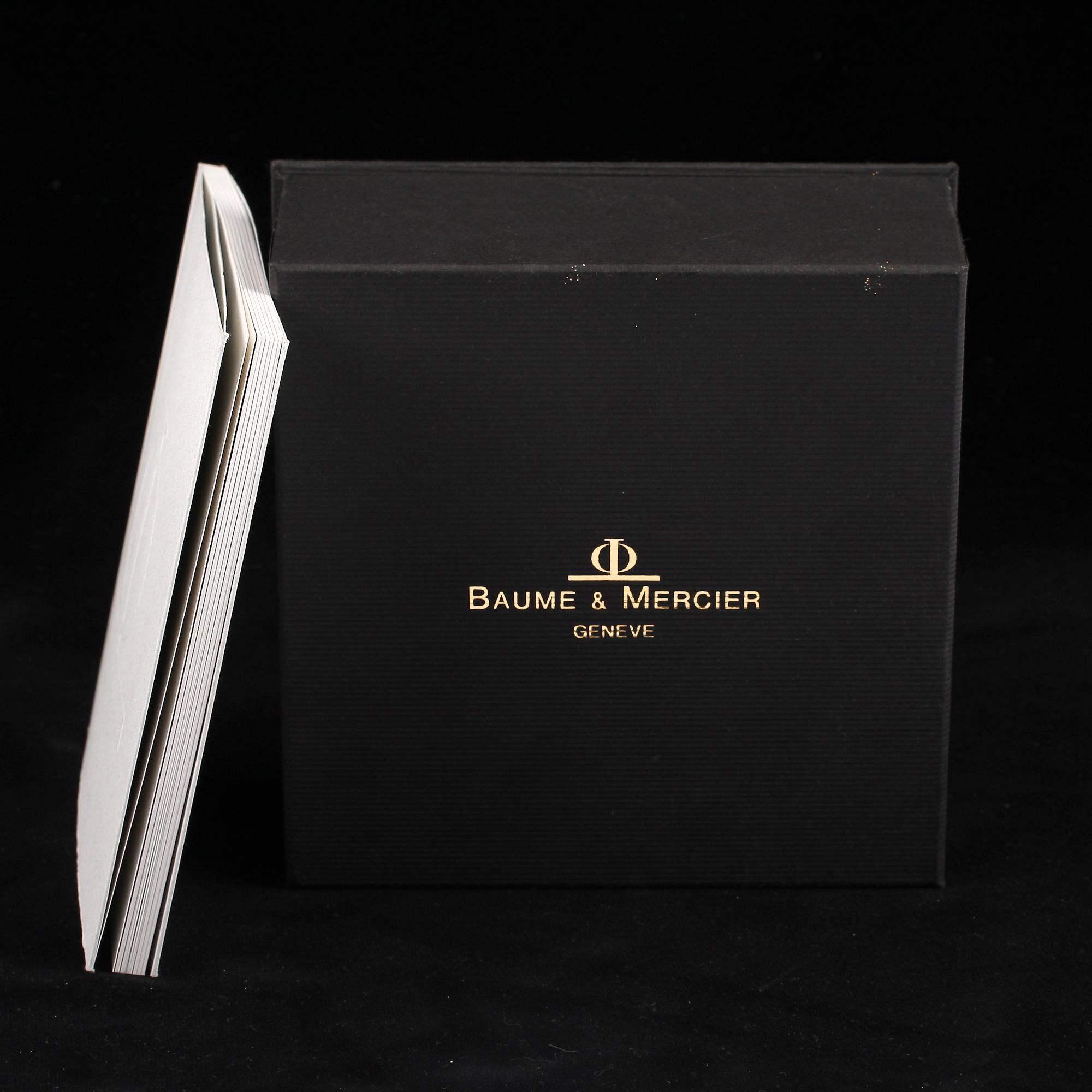DAMARMBANDSUR. Baume & Mercier, Geneve. Certificat medföljer.