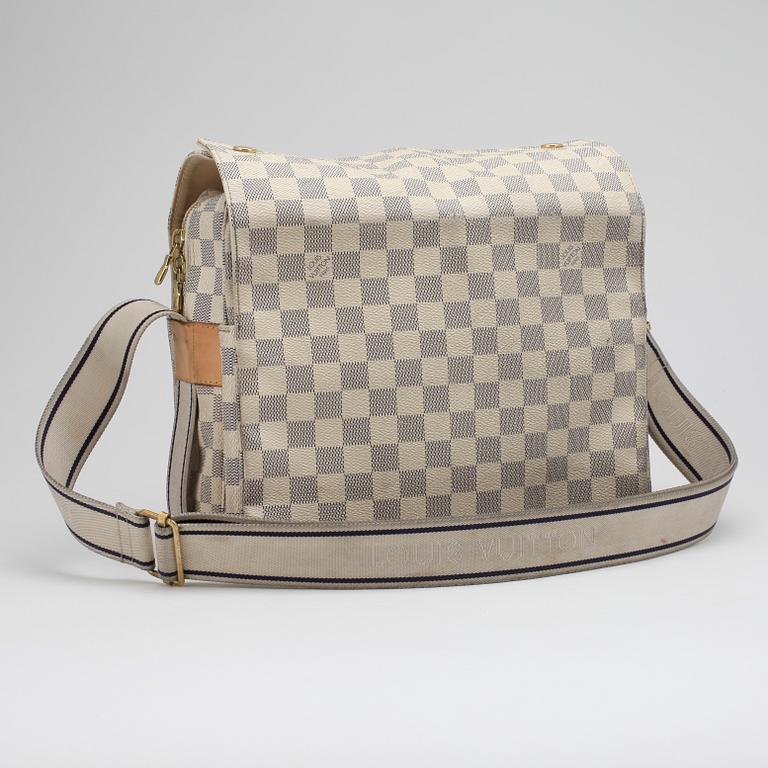 LOUIS VUITTON, a Damier Azur canvas bag.
