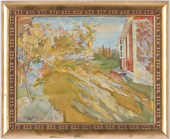 Endis Bergström · ENDIS BERGSTRÖM, akvarell, signerad och daterad 1915.