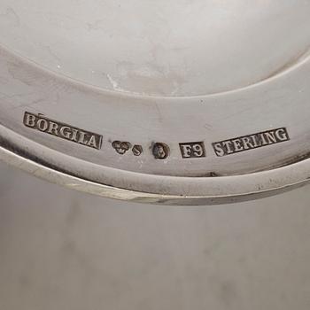 ATELIER BORGILA, ljusstakar, ett par, sterling silver, Stockholm, 1956.