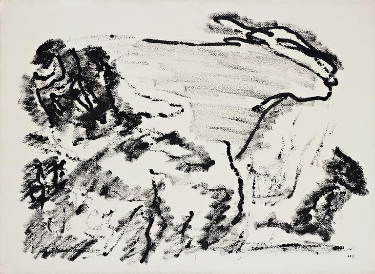 Henri Michaux, Untitled from the serie "Arrachements".