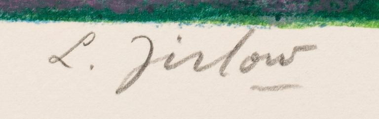 LENNART JIRLOW, färglitografi, signerad och numrerad, 1087/1999,