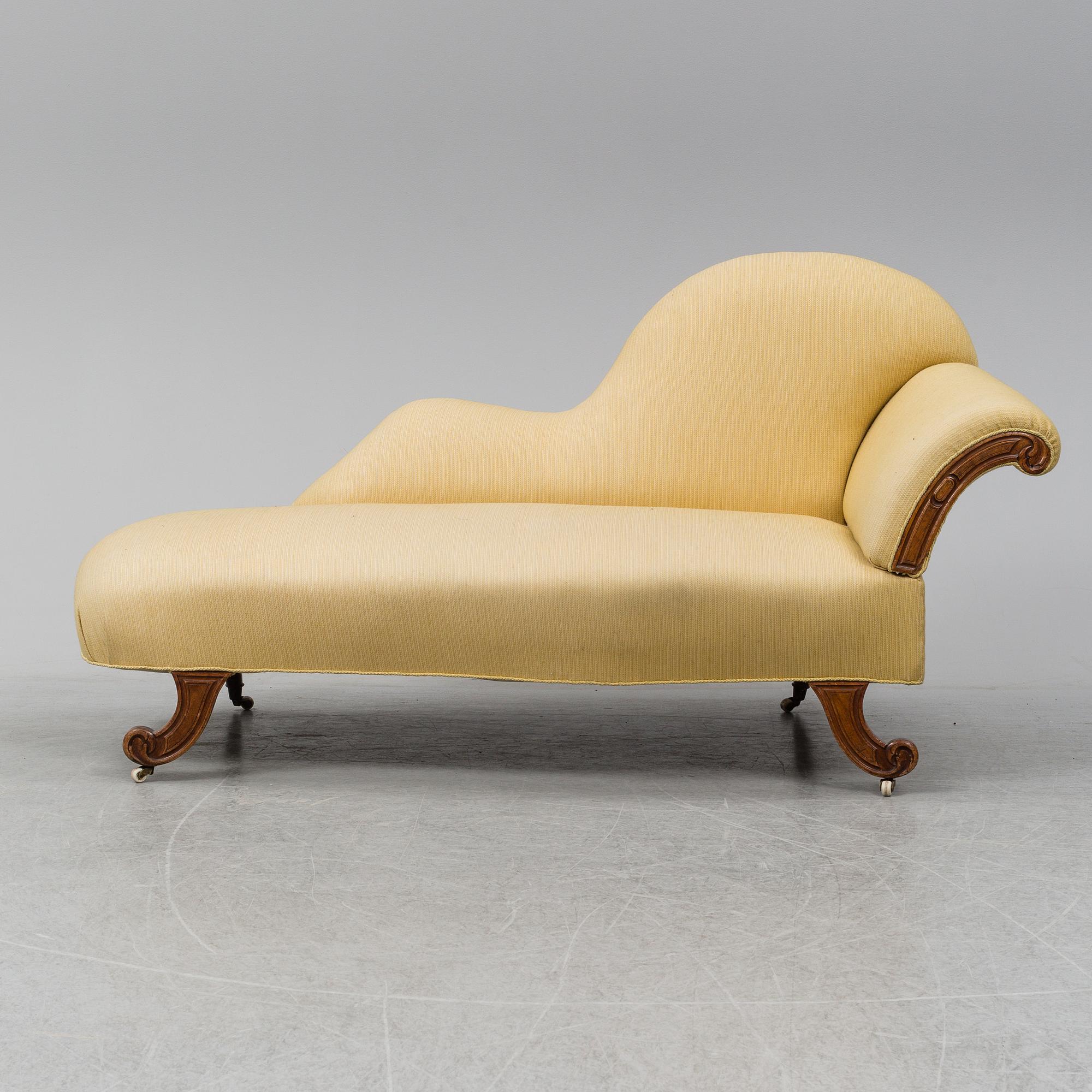 An end of the 19th Century chaise lounge.