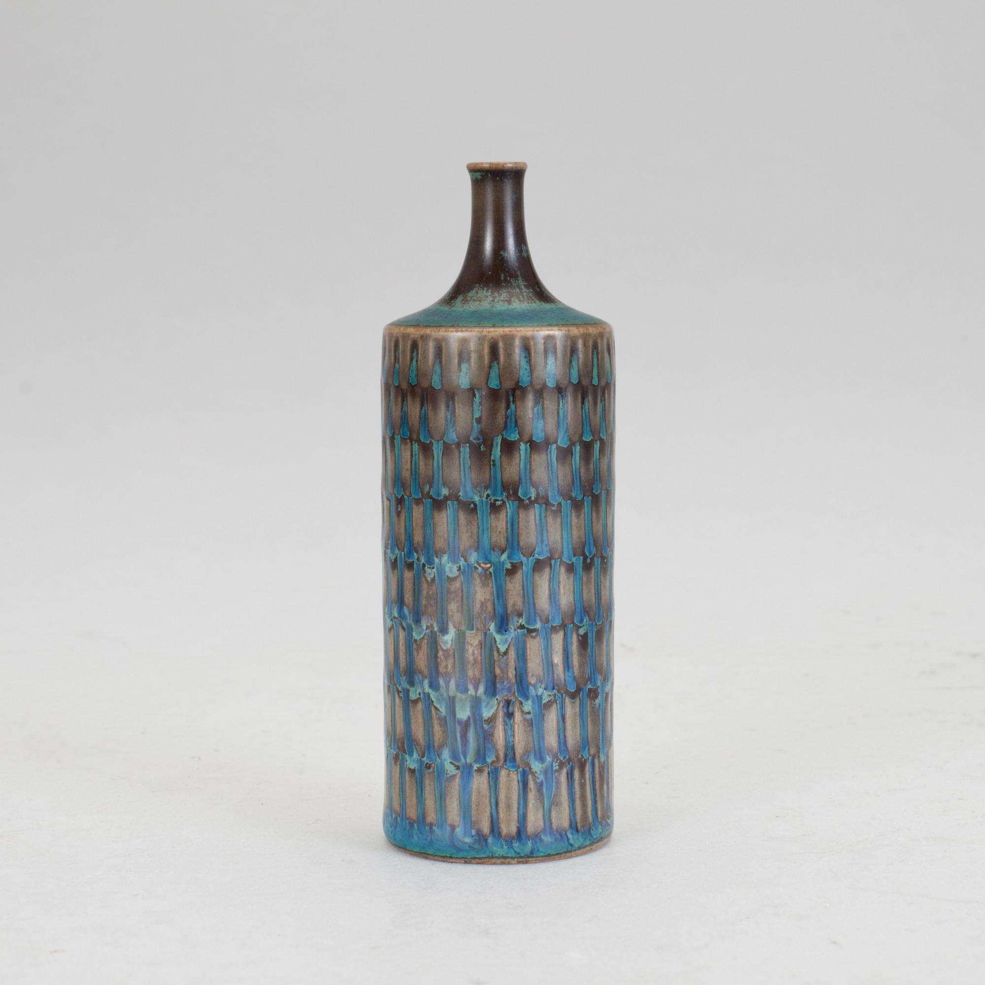 VAS, stengods, Stig Lindberg, Gustavsberg studio 1960.
