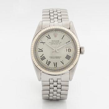 Rolex, Oyster Perpetual, Datejust, "Buckley Dial", wristwatch, 36 mm.