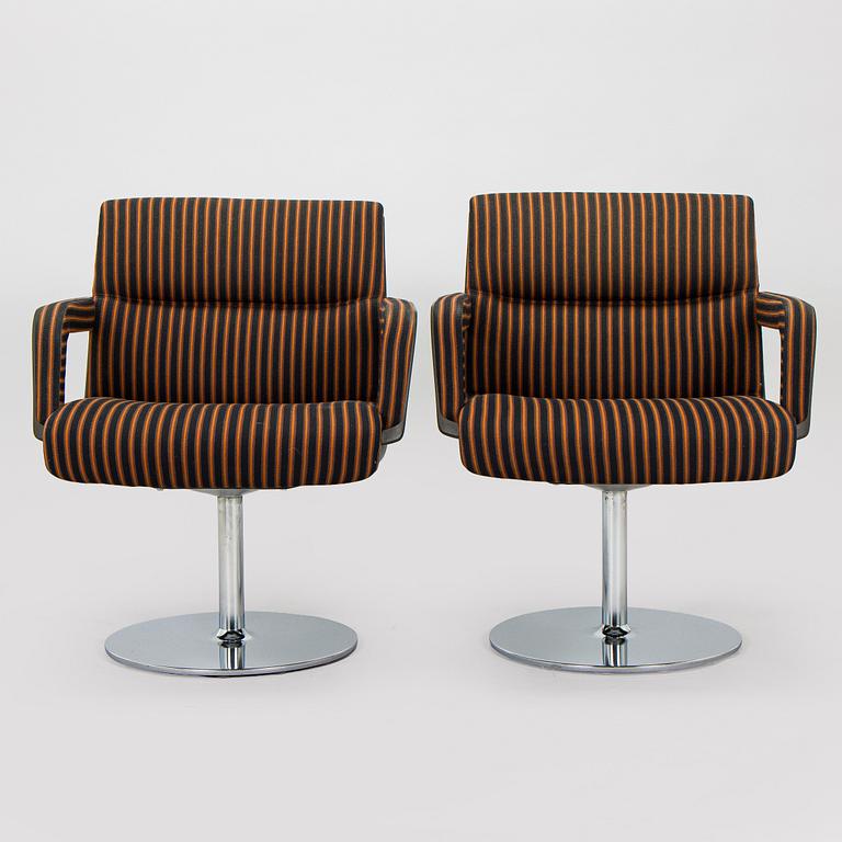 Eero Aarnio, tuoleja, 3 kpl, Martela Ltd Finland, 1975.