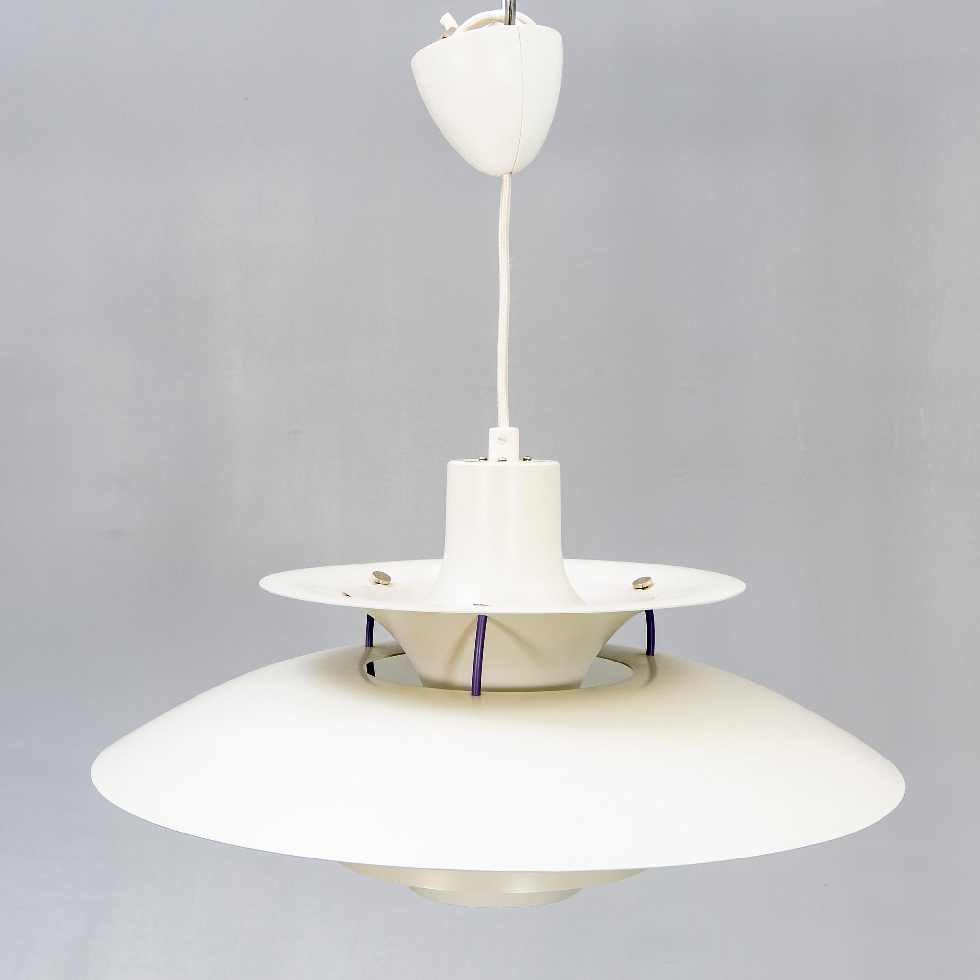 Poul Henningsen, a PH 5 ceiling pendant for Louis Poulsen Denmark.