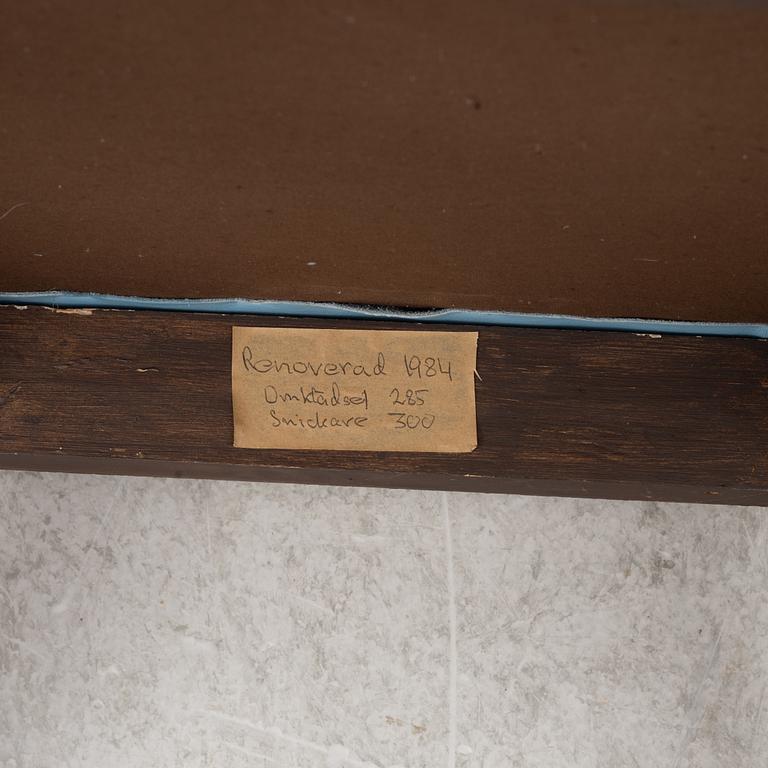 A pair of Baltic late Empire mahogany open armchairs, ca 1840.