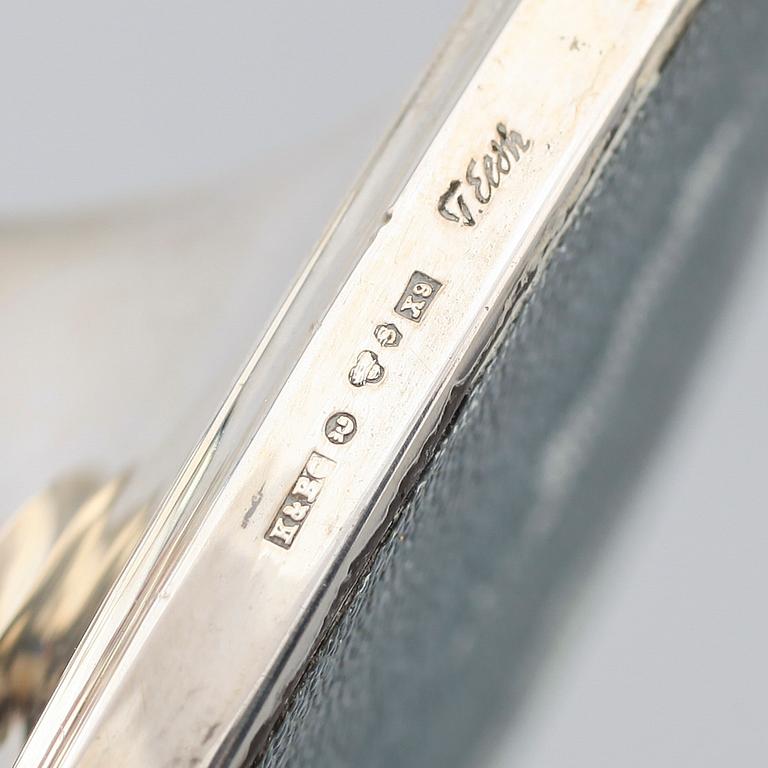 LJUSSTAKAR, 1 par, silver, Tore Eldh, Ceson, 1972.