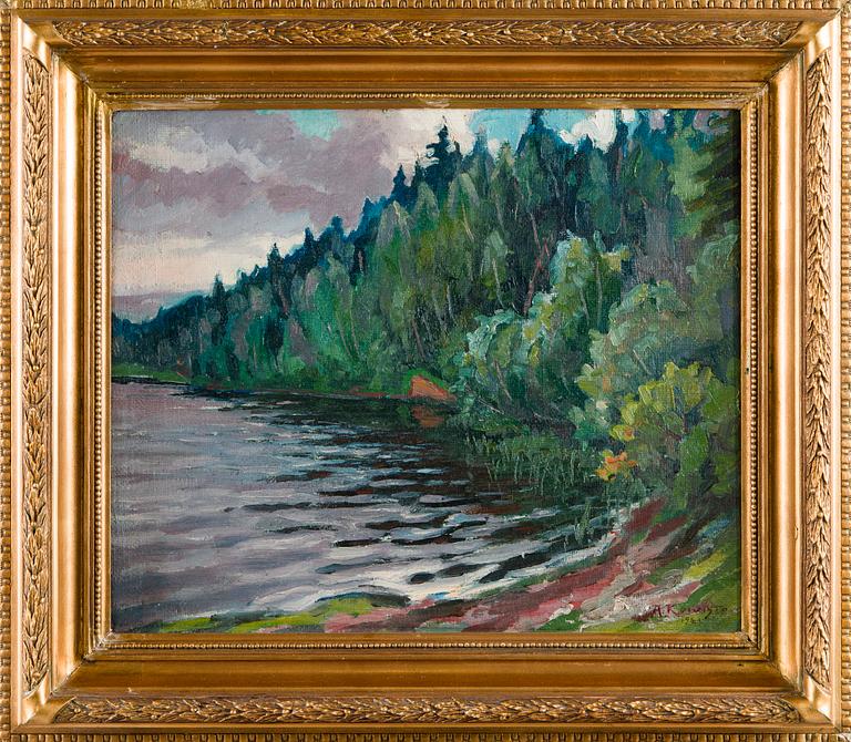 Aukusti Koivisto, View from Oulu River.