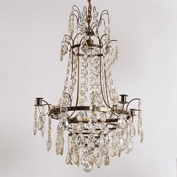 Chandelier, Gustavian style, early 20th century.