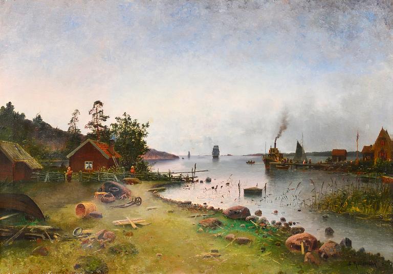 Carl Hallström, VIEW FROM THE ARCHIPELAGO.