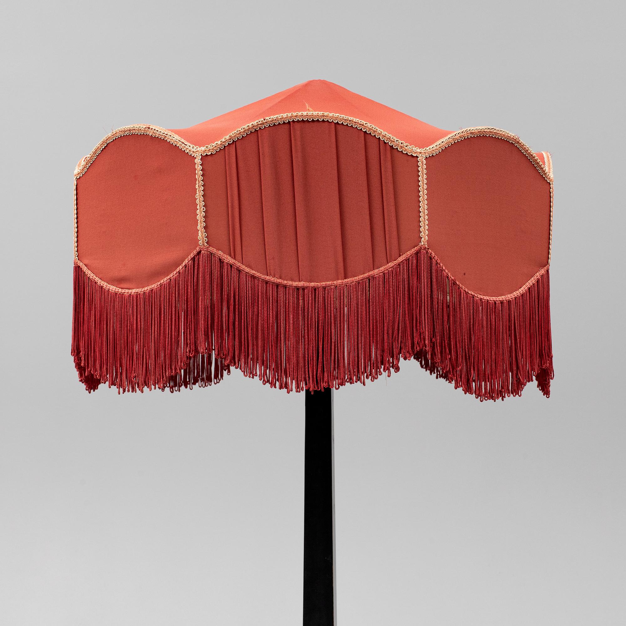 A 1930s art déco floor light.
