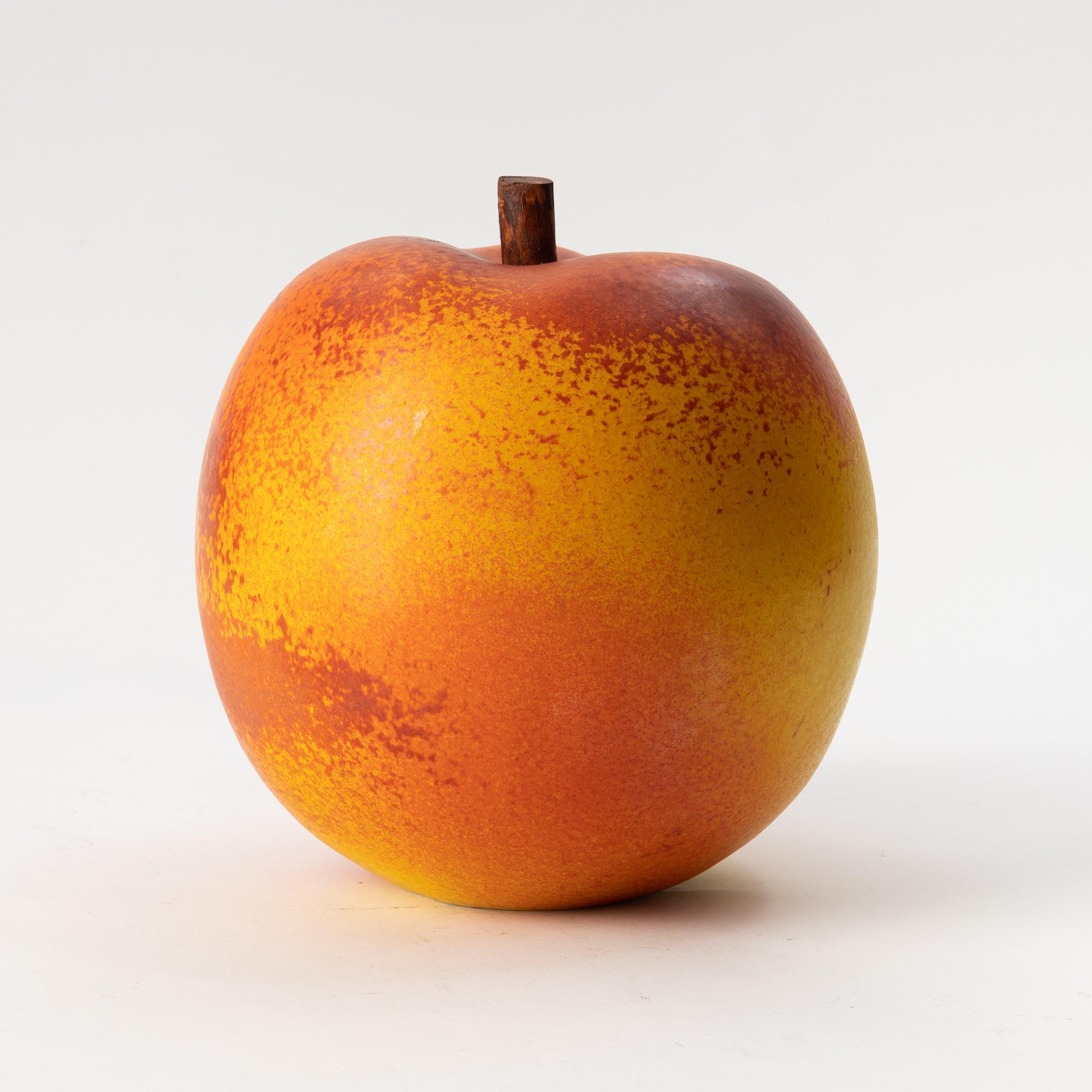 Per Hammarström, a stoneware sculpture opf an apple, signed.