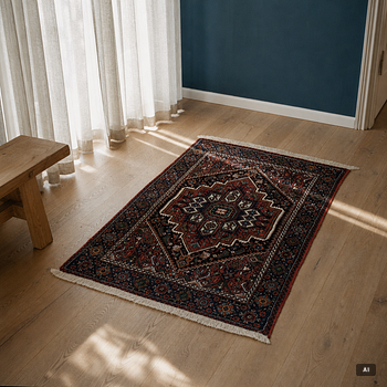 Rug, Bidjar, approx. 125 x 77 cm.