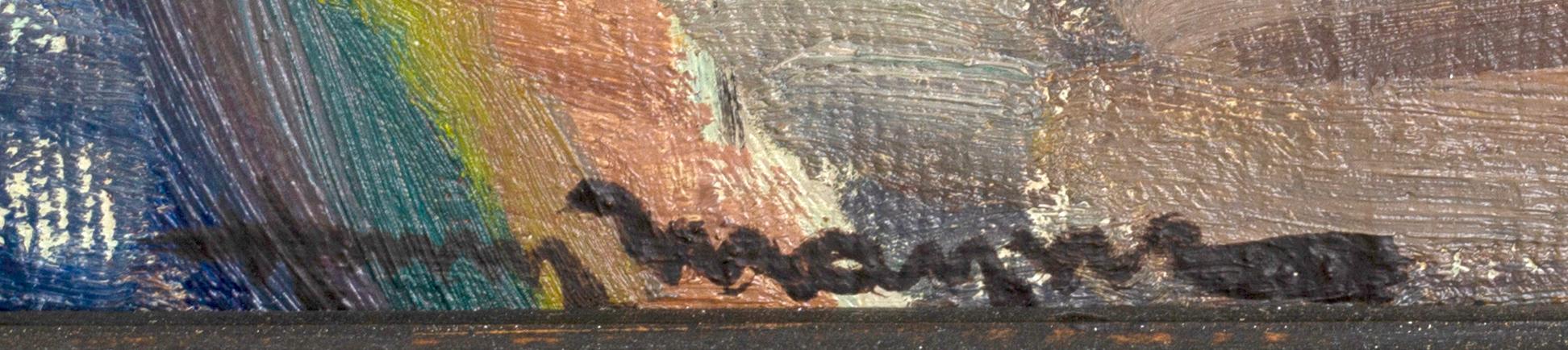 Henry Mayne, a signed oil on board.