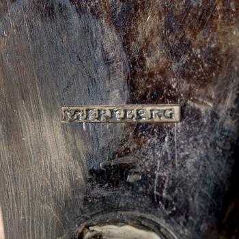 Magnus Fryberg sockerskålar ett par Empire, silver Jönköping 1816.