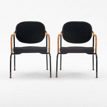 Mats Theselius, a pair of easy chairs, 'The Bamboo King', ed. 171-172/360, Källemo, Sweden, post 2000.