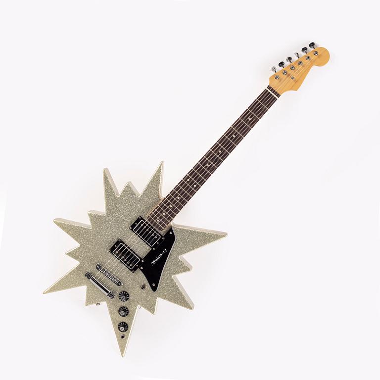 ELECTRIC GUITAR, Malmberg ABBA Star guitar Limited Edition, 2/50, 2014. Signed by Björn Ulvaeus and Göran Malmberg.