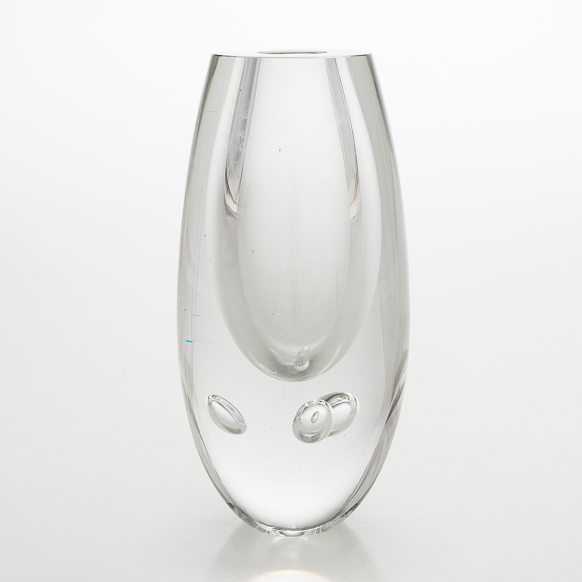 Timo Sarpaneva, glasskulptur, "Claritas", signerad Timo Sarpaneva Iittala 1984 C2076.