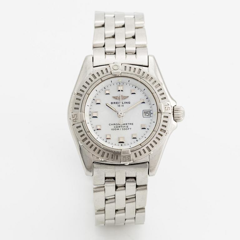 Breitling, Callistino, "mother-of-pearl dial", armbandsur, 29 mm.
