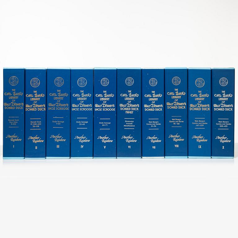 Carl Barks library, 30 volymer, Walt Disney, Another Rainbow Publishing, USA, 1980-tal.