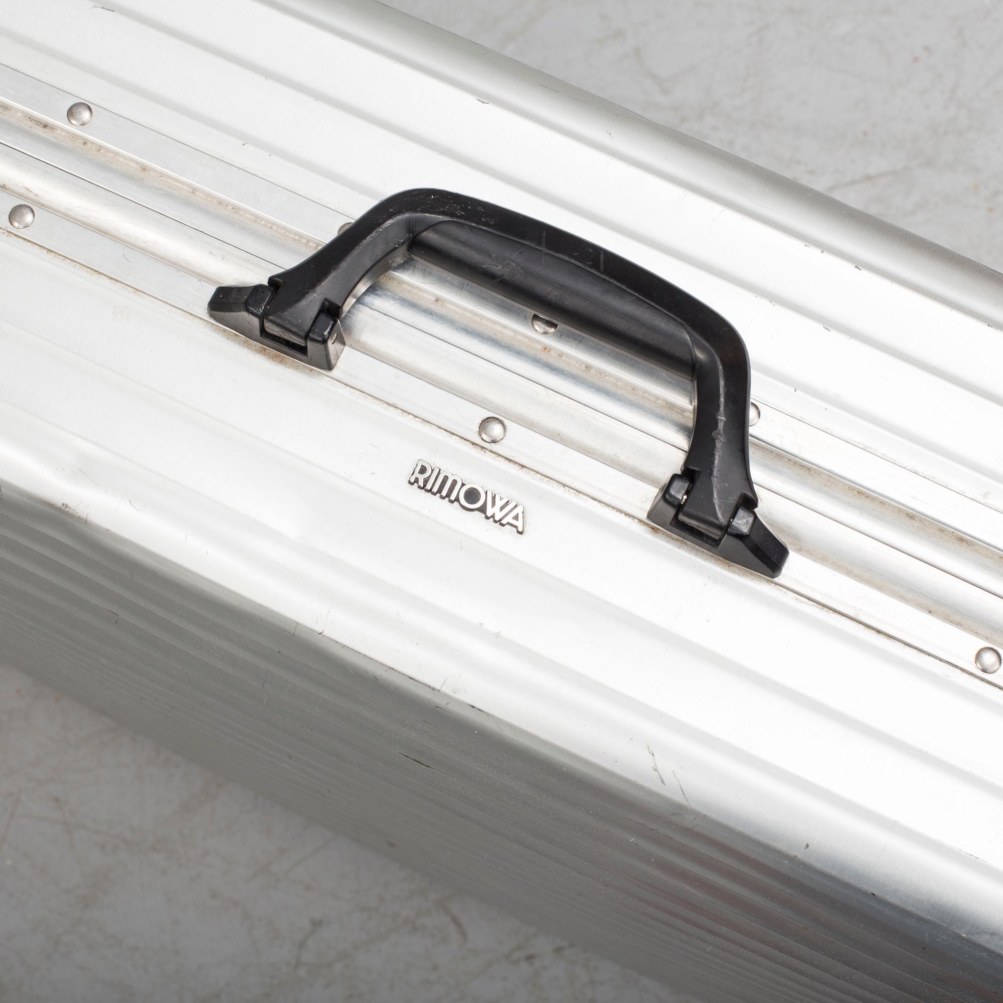 A set of three Rimowa bags later part of the 20th century.