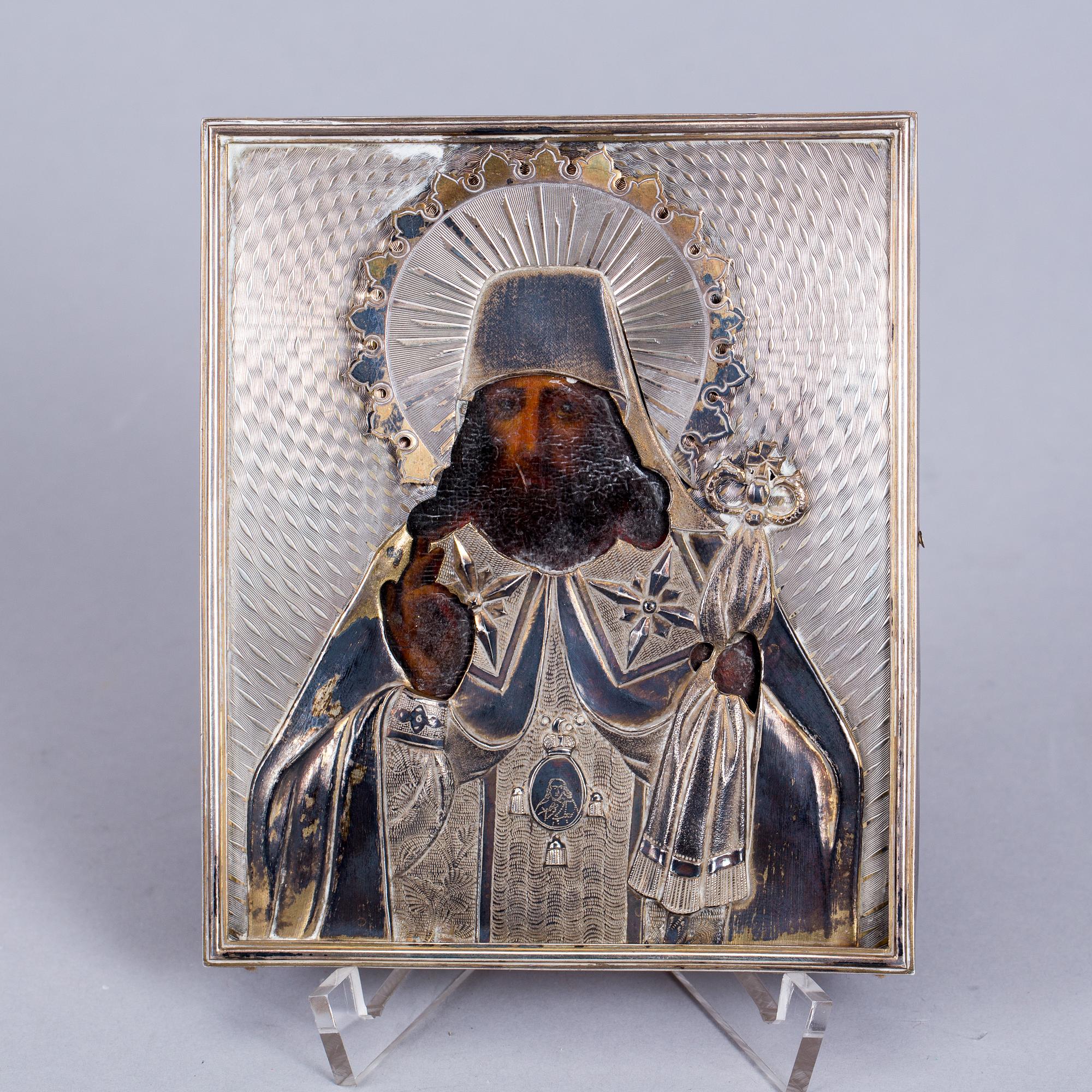 IKON, silver, Ryssland, 1800-tal.