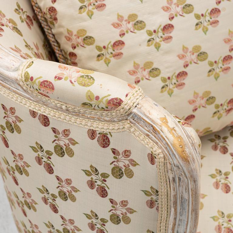 Soffa, gustaviansk, 1700-tal.