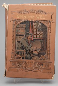 BOK med Fotogravyer, "Gestige Welt", Tyskland, 1900/10-tal.