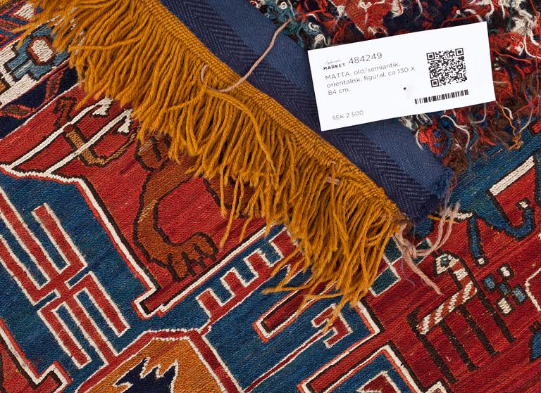MATTA, old/semiantik, orientalisk, figural, ca 130 X 84 cm.