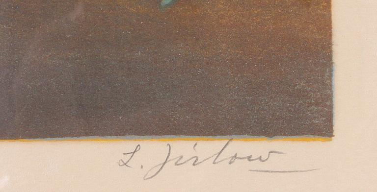 JIRLOW, LENNART, färglitografi, sign o numr 140/380.