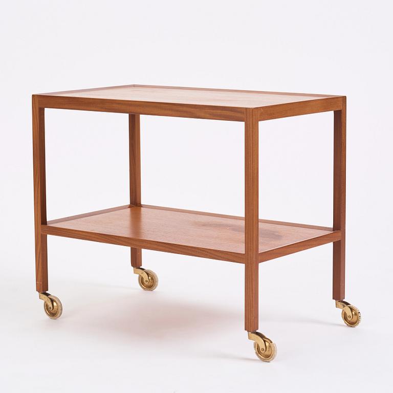 Nordiska Kompaniet, a sideboard with tables and a serving trolley, Sweden 1950s.